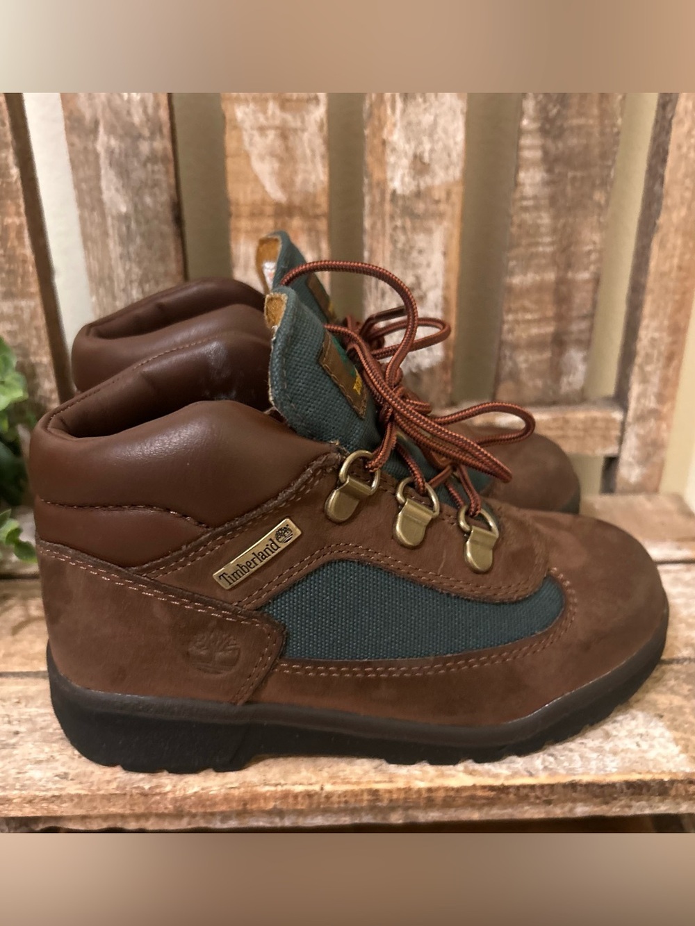 Timberland Kids Brown Hiking Boots Size 11